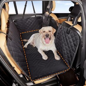 YJGF Dog Mat for Back Seat Extender for Dogs,Dog Bed for Car Back Seat,Car Mattress for Hard Bottom Car Seat Cover for Dogs,Pet Cover for Dog Hammock for Car (Black, for car Back seat Extender)