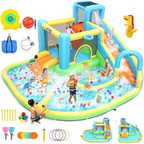Inflatable Bounce House for Kids (Black)