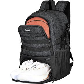 Goloni Basketball Backpack,Large Basketball Bag with Ball Compartment & Shoe Compartment,Sports Bag Fit Volleyball, soccer