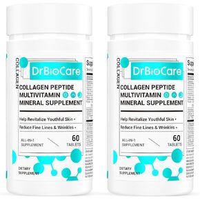 Collagen Peptides for Women, Beauty Vitamin & Mineral Supplement,Contains Vitamin D3, Probiotics for Women & Collagen Peptides,Vitamin E,Vitamin B Complex 60 Tablets