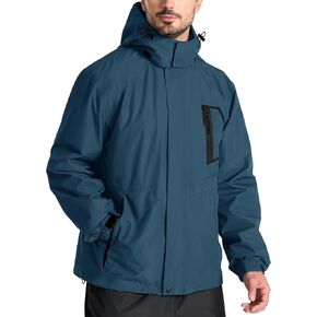 SWISSWELL Mens Rain Jackets Waterproof with Hood Lightweight Windbreaker Jackets Rain Coat for Golf Fishing Running Cycling in Kuwait