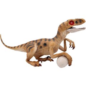Gemini & Genius 1 PC Green Velociraptor Dinosaur Toy for Kids ، Figure Raptor Dinosaur Figure ، Supplies Party ، Dino Collection Toy ، Dinosaur Play ، Hights ، Docitic Decoration for Kids and Dino Dino
