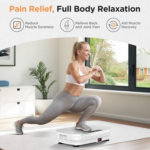 FEIERDUN Vibration Plate Exercise Machine, Vibration Plate for Lymphatic Drainage, Power Plate Vibration Platform for Weight Loss, Toning & Wellness in Saudi Arabia