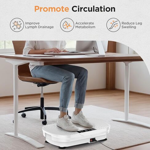 FEIERDUN Vibration Plate Exercise Machine, Vibration Plate for Lymphatic Drainage, Power Plate Vibration Platform for Weight Loss, Toning & Wellness in Saudi Arabia