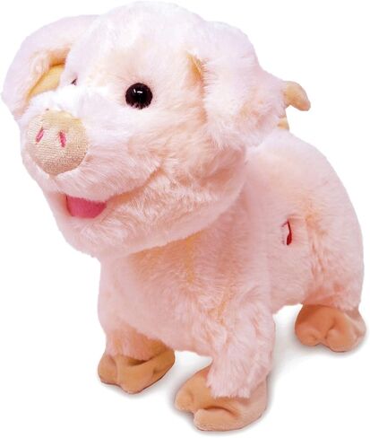 Cuddle Barn - Barnyard Buddies Cow | Animated Singing Cow Plush Stuffed Animal | Walks and Wags Tail to Old Macdonald, 8 inches in Kuwait
