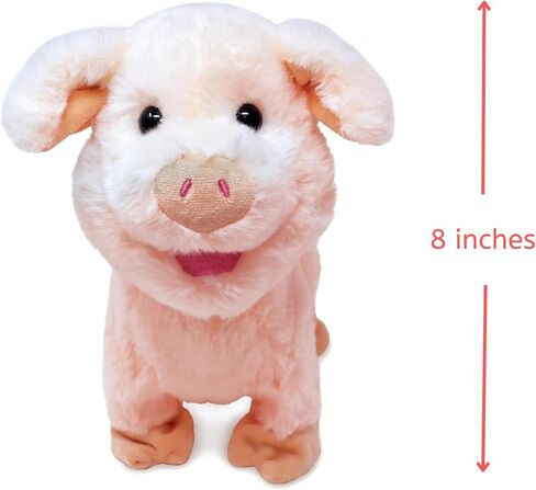 Cuddle Barn - Barnyard Buddies Cow | Animated Singing Cow Plush Stuffed Animal | Walks and Wags Tail to Old Macdonald, 8 inches in Kuwait