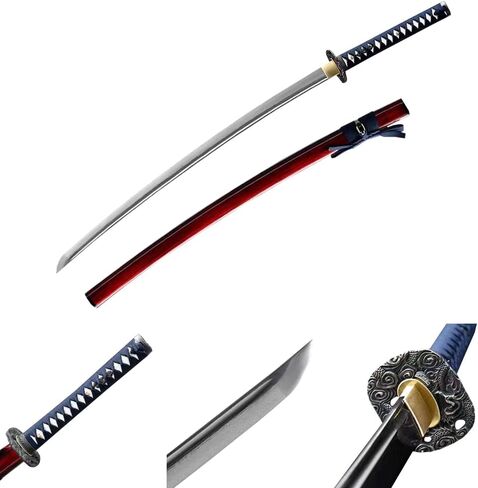 Black Samurai Japanese Sword Katana Swords Hand-Forged in Saudi Arabia