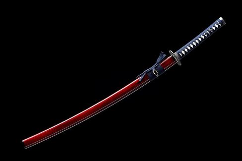 Black Samurai Japanese Sword Katana Swords Hand-Forged in Saudi Arabia