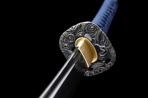 Black Samurai Japanese Sword Katana Swords Hand-Forged in Saudi Arabia