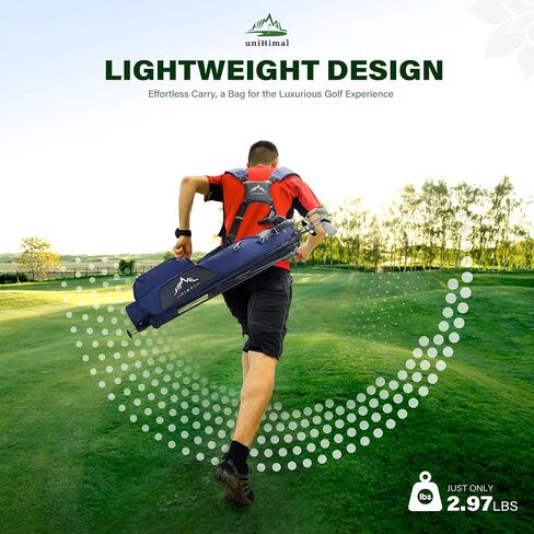 Golf Lightweight Stand Carry Bag PRO with Dual Shoulder Straps – Easy to Carry and Durable Pitch n Putt Golf Bag for The Driving Range, Par 3, and Executive Courses – 31.5 inches Tall in Saudi Arabia