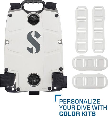 SCUBAPRO S-Tek Pro System for Technical Scuba Diving, Harness with Back Plate in Stainless Steel in Saudi Arabia