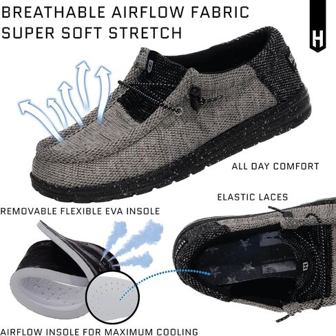 Howitzer Men's Slip-On Shoes We The People Patriot Sneakers with Camo Print Footwear in Saudi Arabia