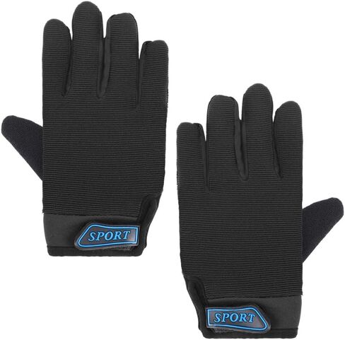 Accmor Kids Cycling Gloves, Kids Fishing Gloves, 4-10 Years Boys Girls Kids Sport Gloves, Breathable Non-Slip Full Finger Gloves for Child Cycling Climbing Riding Biking Outdoor Sports in Kuwait