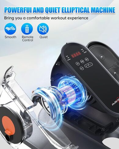 Under Desk Elliptical Machine, Electric Ellipse Leg Exerciser While Sitting for Seniors Adults, Leg Ercise Pro, Leg Exerciser While Sitting, Home Use Seated Ellipse Leg Exerciser in Saudi Arabia