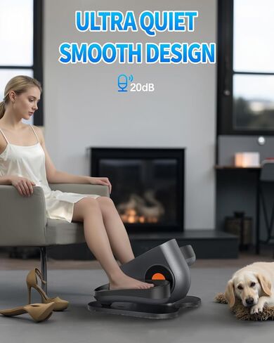 Under Desk Elliptical Machine, Electric Ellipse Leg Exerciser While Sitting for Seniors Adults, Leg Ercise Pro, Leg Exerciser While Sitting, Home Use Seated Ellipse Leg Exerciser in Saudi Arabia