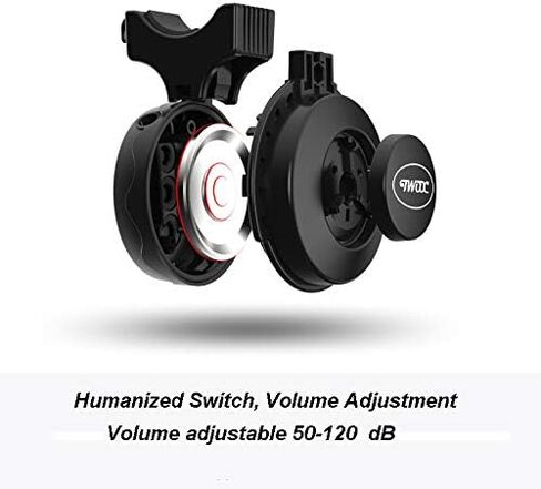 Electronic Bike Horn 120db Cycling Electric Bicycle Horn 4 Sound Modes with Rechargeable Battery Waterproof Bicycle Bell for Kids Boys Adults Mountain Bike/Adjustable in Saudi Arabia