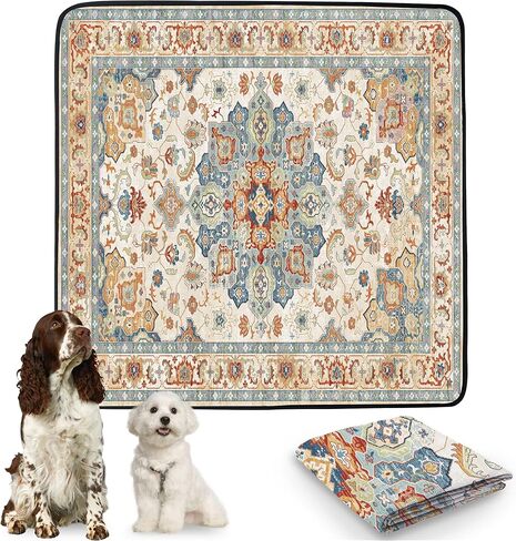 منصات التبول القابلة للغسل في PATIENCET للكلاب ، 24 '' × 36 "فائقة من وسادات جرو قابلة لإعادة الاستخدام ، وسادة وسادة لتدريب الكلاب مع قاع غير انزلاقي لسلس البراون. in Kuwait