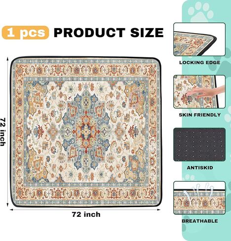 منصات التبول القابلة للغسل في PATIENCET للكلاب ، 24 '' × 36 "فائقة من وسادات جرو قابلة لإعادة الاستخدام ، وسادة وسادة لتدريب الكلاب مع قاع غير انزلاقي لسلس البراون. in Kuwait