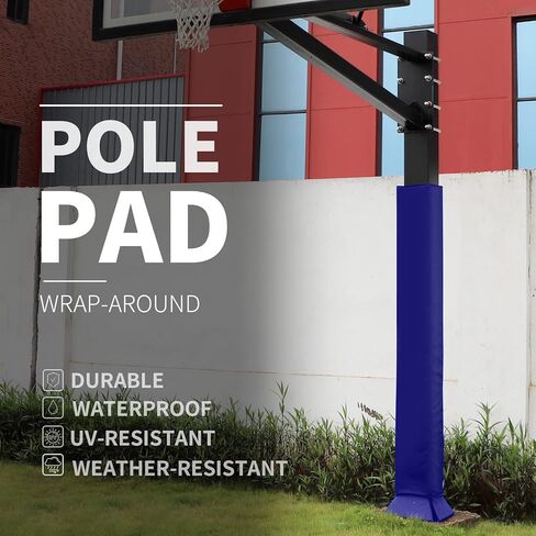 Base Padding Basketball Square Base Pads Heavy Duty Base Padding Square Pad Outdoor Fits 4"x4", 5"x5", 6"x6",6"x8", 8"x8" Bases Waterproof UV-Resistant Durable Protection Pad in Kuwait