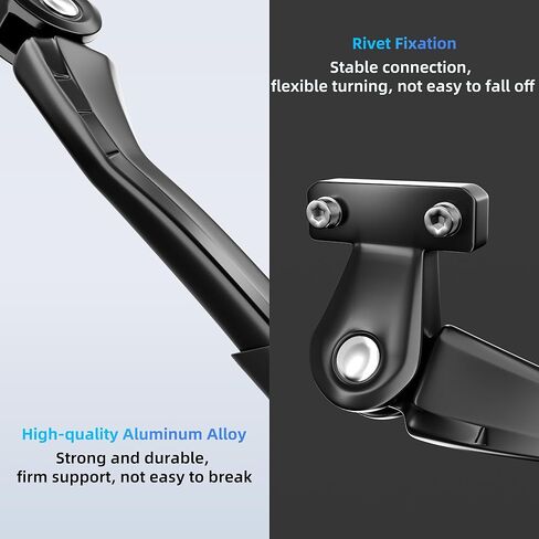 Bike Kickstand,18mm Hole Spacing Bicycle Kickstands,Adjustable Length Bike Side Kickstand fit 24in 26in 27.5" 29 inches,Bike Kick Stand Suit Mountain Bike/BMX/MTB -Special Hole Distance 18mm in Saudi Arabia