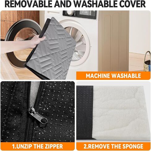 YJGF Dog Mat for Back Seat Extender for Dogs,Dog Bed for Car Back Seat,Car Mattress for Hard Bottom Car Seat Cover for Dogs,Pet Cover for Dog Hammock for Car (Black, for car Back seat Extender) in Kuwait