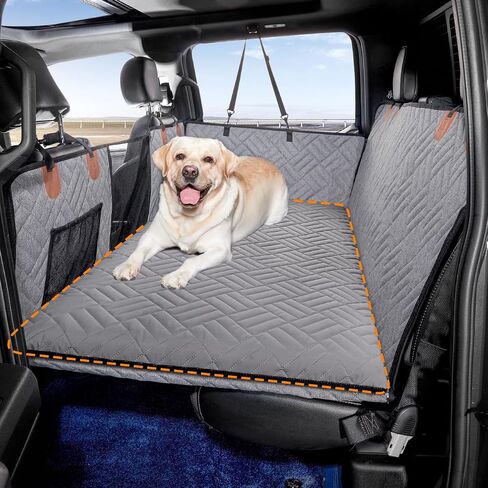 YJGF Dog Mat for Back Seat Extender for Dogs,Dog Bed for Car Back Seat,Car Mattress for Hard Bottom Car Seat Cover for Dogs,Pet Cover for Dog Hammock for Car (Black, for car Back seat Extender) in Kuwait