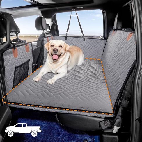 YJGF Dog Mat for Back Seat Extender for Dogs,Dog Bed for Car Back Seat,Car Mattress for Hard Bottom Car Seat Cover for Dogs,Pet Cover for Dog Hammock for Car (Black, for car Back seat Extender) in Kuwait