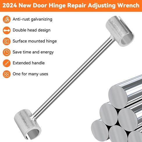 Makerfire Door Hinge Adjustment Tool (14-19mm), Hinge Gap Adjusting Wrench, Door Hinge Repair Spanner Bender Tool for Various Door Hinge Gap Adjustment in Saudi Arabia