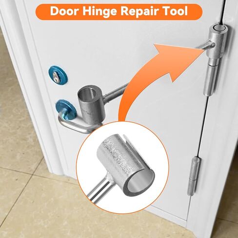 Makerfire Door Hinge Adjustment Tool (14-19mm), Hinge Gap Adjusting Wrench, Door Hinge Repair Spanner Bender Tool for Various Door Hinge Gap Adjustment in Saudi Arabia
