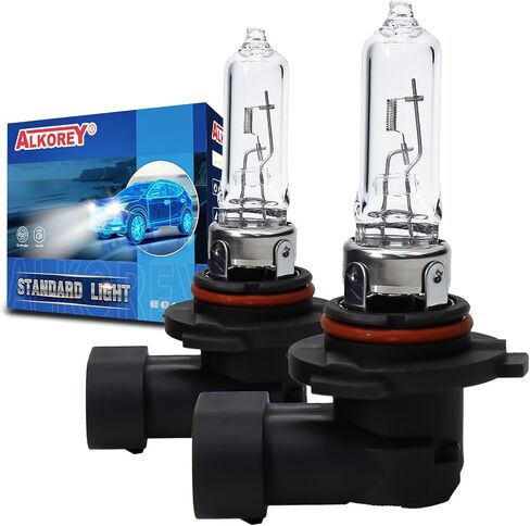 ALKOREY-H7 12V 55W Px26d Car Headlight Bulb,Auto Halogen Lamp,3300K Headlamp Hight/Low Beam Light,2 PACK in Kuwait