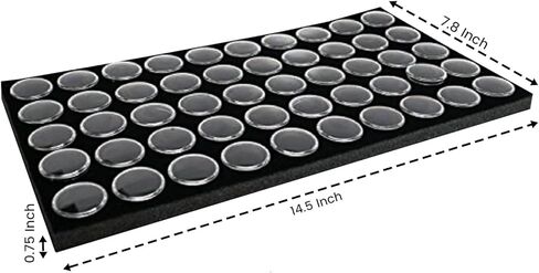 درج مجوهرات بحافة بيضاء 50 جيم. 14 1/4" x 7 3/4" x 3/4" in Kuwait