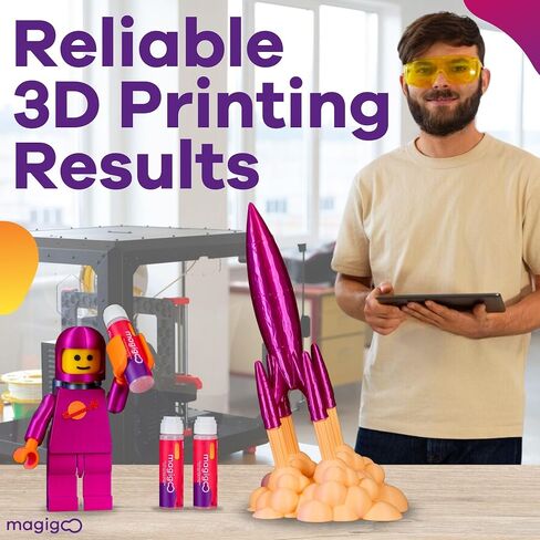 MO2018 3D Printer Adhesive Glue – Reduces Warping for ABS, PLA, PETG, HIPS, ASA, and TPU Filaments – Flex Plate, Glass, PEI, Buildtak, and Kapton Compatible - All-in-One Solution (4 fl. oz) in Saudi Arabia