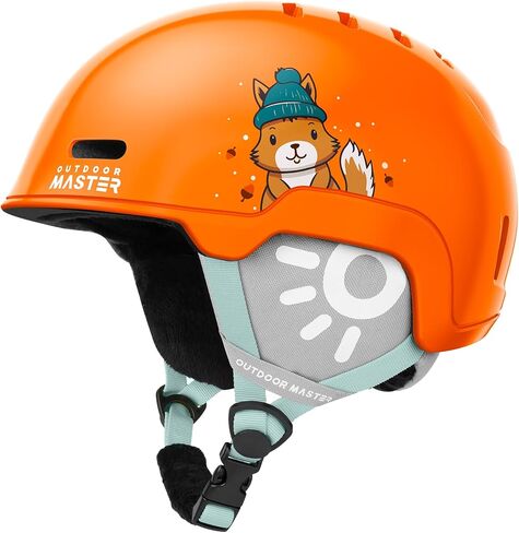 OutdoorMaster Kids Ski Helmet, Snowboard Helmet for Boys, Girls & Youth, Durable PC Shell, Protective EPS Foam & 12 Cooling Vents, Dial Fit Snow Helmet, Certified Snow Sport Helmet Snowboarding Helmet in Saudi Arabia