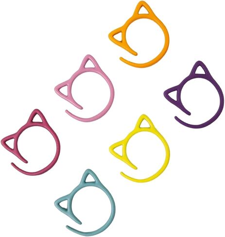 Wonafa 60 PCS Cat Schitch Marker Metal Stitch Markers Crochet Stitch Marker Cat Ears Metal Crochet Still Stitch Marker Corchet Locking DIY knitting knitting sewt in Kuwait