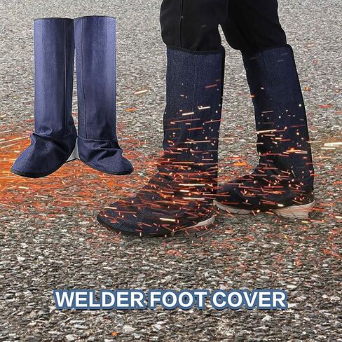 واقي حذاء لحام من قماش الدنيم Fullsheild، واقيات أحذية سلامة اللحام، أغطية أحذية وأحذية مقاومة للحريق in Kuwait