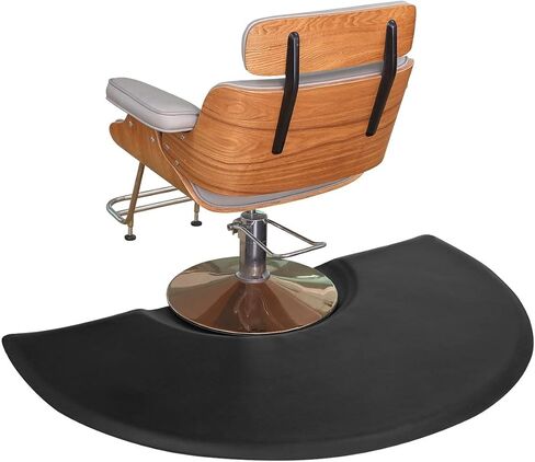 Kaleurrier Floor Mats for Hair Salon Chair - Barber Chair Anti Fatigue Rectangle Mat for Hair Stylist to Prevent Fatigue Caused by Standing - 5 ft. x 3 ft. Barbershop Pad Salon Station Equipment in Kuwait