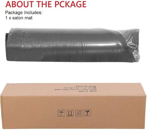 Kaleurrier Floor Mats for Hair Salon Chair - Barber Chair Anti Fatigue Rectangle Mat for Hair Stylist to Prevent Fatigue Caused by Standing - 5 ft. x 3 ft. Barbershop Pad Salon Station Equipment in Kuwait