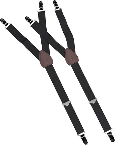 KK & Jay Supply Co. - The Original Premium Stay Tucked Shirt Stay - Non Slip Grip Shirttail Garters - Made in Brooklyn, USA - Solid Navy in Kuwait