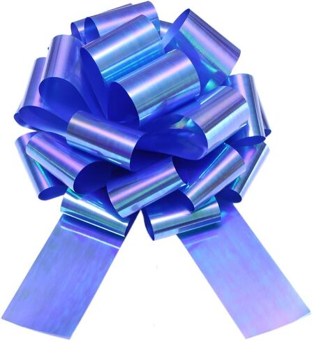 1Pcs 16 Inch Big Bow for Present, Giant Car Bow Large Gift Bow for Large appliances,Bikes,Table Decorations and Party Events Decoration (Light blue) in Kuwait