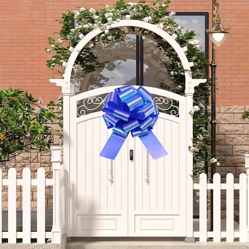 1Pcs 16 Inch Big Bow for Present, Giant Car Bow Large Gift Bow for Large appliances,Bikes,Table Decorations and Party Events Decoration (Light blue) in Kuwait