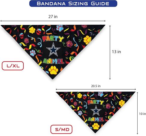 NFL Pittsburgh Steelers Dog Birthday Party Set 9 pcs with 1 Football Bandana Large/X-Large, 1 Banner, 1 Birthday Cake Toy & 6 B-Day Balloons, Dog Birthday Set, Costume, Fun Doggie Pawty Accessories in Saudi Arabia