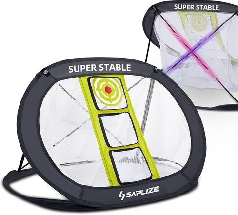 SAPLIZE Ultra-Stable Golf Chipping Net, Indoor/Outdoor Golfing Target Accessories for Backyard Accuracy and Swing Practice, Golf Gifts for Men, Momen, Dad, Kids, Boys, Youth and Golfer in Saudi Arabia