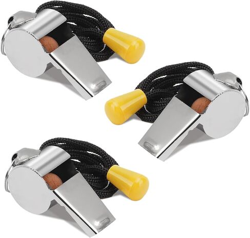 Whistle, Whistle for Coaches, Whistle for Teachers, Whistles, Whistles for Adults with Lanyard, Stainless Steel Sports Whistle, Loud Crisp Sound Whistles for Referees, Coaches, Polices, Training in Kuwait