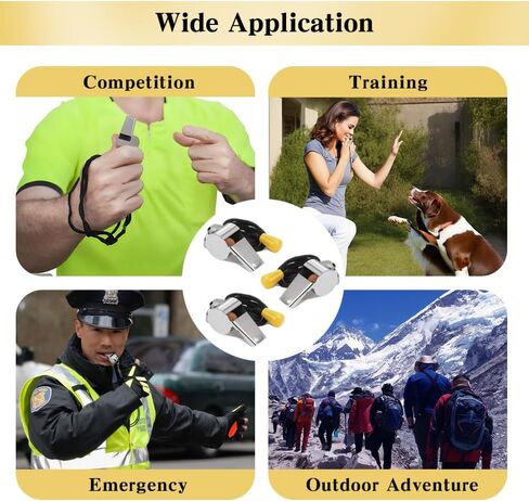 Whistle, Whistle for Coaches, Whistle for Teachers, Whistles, Whistles for Adults with Lanyard, Stainless Steel Sports Whistle, Loud Crisp Sound Whistles for Referees, Coaches, Polices, Training in Kuwait