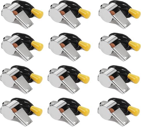 Whistle, Whistle for Coaches, Whistle for Teachers, Whistles, Whistles for Adults with Lanyard, Stainless Steel Sports Whistle, Loud Crisp Sound Whistles for Referees, Coaches, Polices, Training in Saudi Arabia