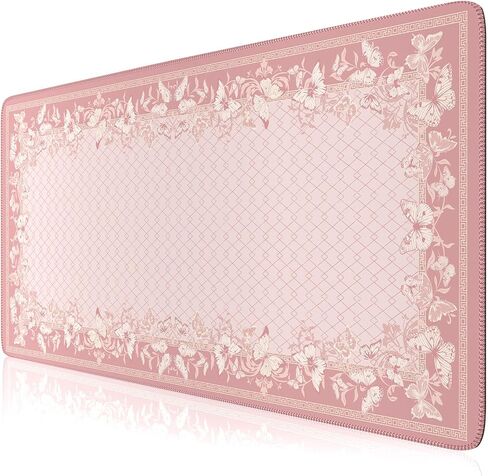 حصيرة مكتب Haocoo Floral ، حصيرة مكتب أخضر للوحة المفاتيح والماوس ، وسادة الماوس XL مع قاعدة مطاطية غير انزلاقية ، حصيرة كمبيوتر مقاومة للماء لسطح المكتب ، وسادة الماوس الكبيرة للألعاب ، Office Women (Dark Green) in Kuwait