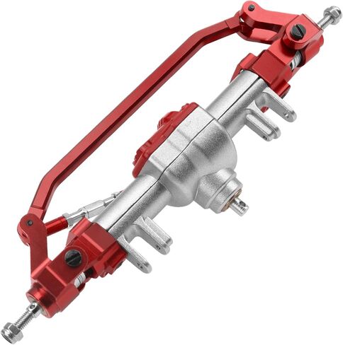 محور البوابة المعدنية والخلفية مجموعة ترقيات الأجزاء متوافقة مع 1/12 MN128 G500 MN86K MN86KS MN86S RC CRAWLER CAR (Black) in Kuwait