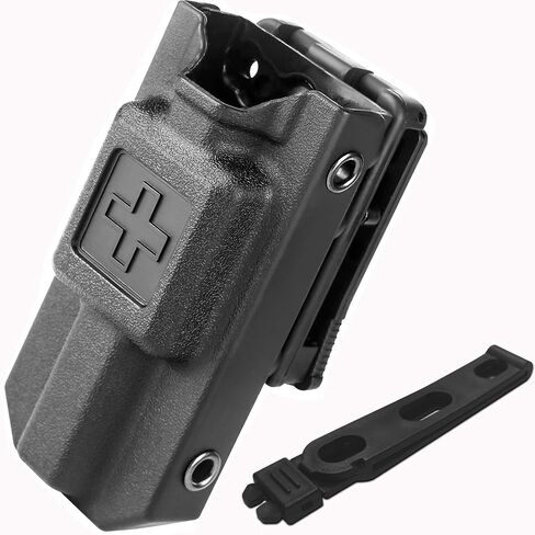 Locking Clip Tourniquet Holder, Belt Clip Tourniquet Kit Pouch for Holster Molle Tourniquet Holder Duty Belt Attachment Lock Clip Pouch Compatible for GEN 7 and Older Duty Belt Police Gear. in Saudi Arabia