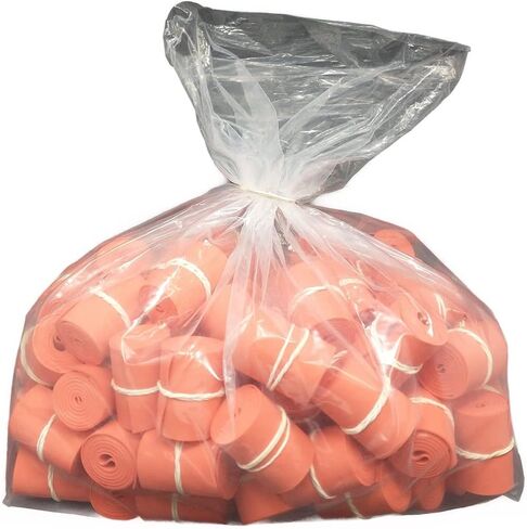 Disposable Tourniquet [Pack of 25] Orange 1" x 18 Inch Long Rolled and Banded Single-Use Elastic Latex-Free First Aid Tourniquets (25) in Saudi Arabia