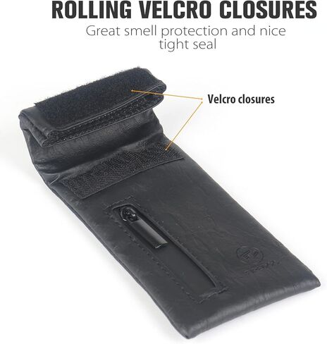 FIREDOG Smell Proof Bags, Carbon Lined Odor Proof Bag for Dog Tested 3"x6" Stash Travel Storage Pouch Pocket (Dark Red) in Kuwait